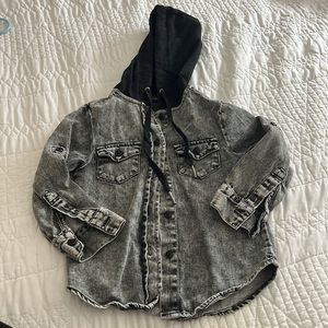 Lenox James denim hooded shirt